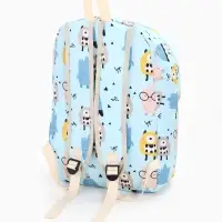 Рюкзак школьный &laquo;Монстрики&raquo;, с пеналом, 29&times;12&times;41 см, голубой