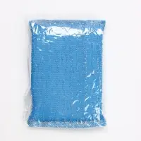 Губка для посуды Доляна, со стальной стружкой, 11&times;8.5&times;1.5 см, МИКС