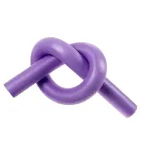 Аквапалка для аквааэробики ONLYTOP, d=6.5 см, длина 75 см, фиолетовая