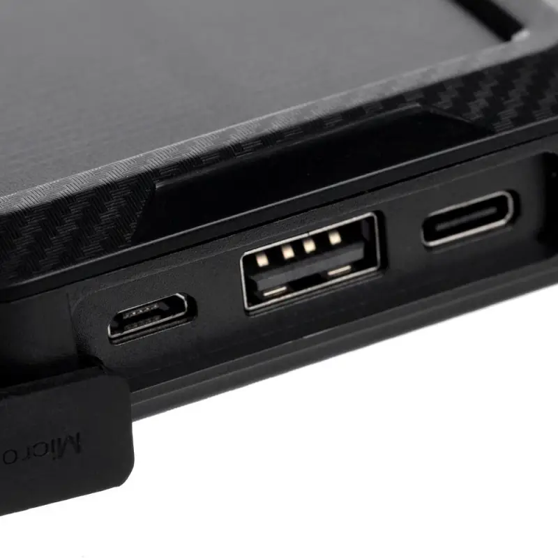 Аккумулятор защищенный Total Control 10000 мАч, черный Аккумулятор защищенный Total Control 10000 мАч, черный