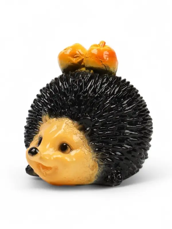 Садовая фигура из гипса &laquo;Еж с яблоками&raquo;, 14&times;19&times;16 см