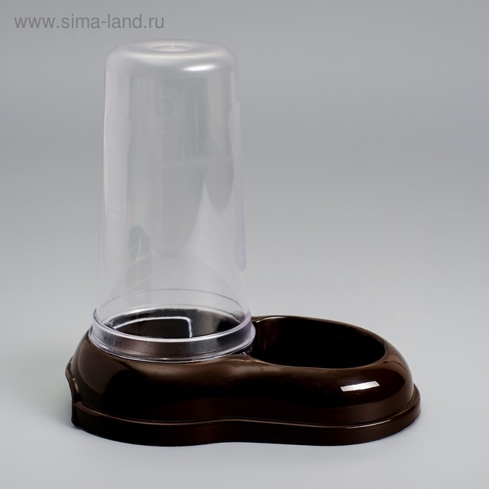 Автопоилка/автокормушка 0,6 л, шоколадная Автопоилка/автокормушка 0,6 л, шоколадная