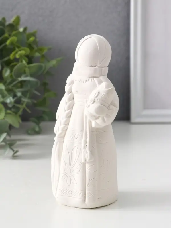 Фигурка - оберег &laquo;Берегиня мама&raquo;. 14&times;6&times;5.5 см, натуральный