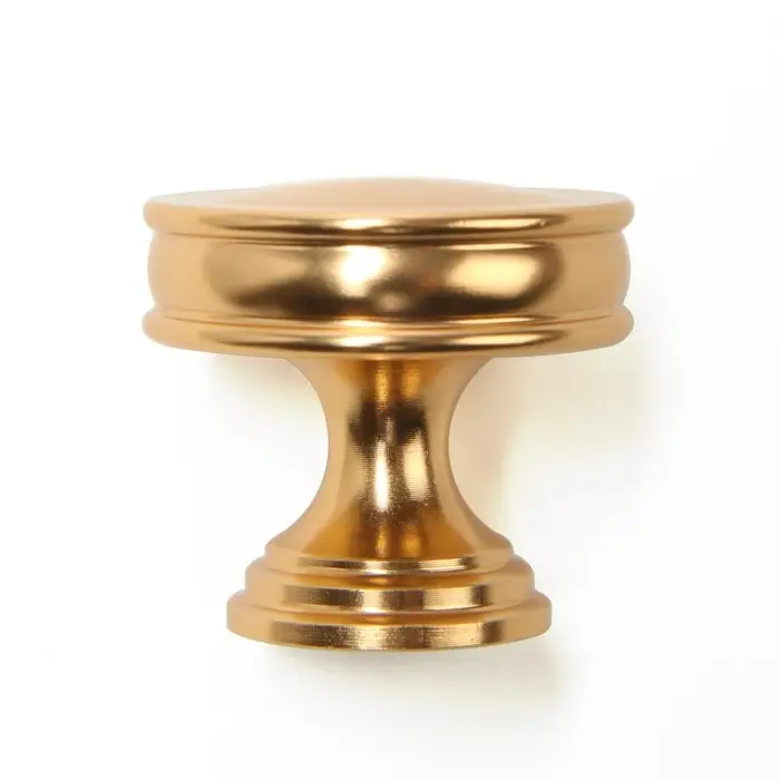 Ручка-кнопка CAPPIO PK324, d=30 мм, цвет золото, 8 шт.