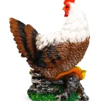 Садовая фигура из полистоуна &laquo;Курица с цыплятами&raquo;, 42&times;17&times;30 см