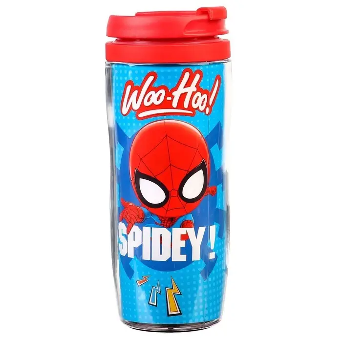 Термостакан, 350 мл "Супер-мен", Человек-паук Термостакан, 350 мл "Супер-мен", Человек-паук
