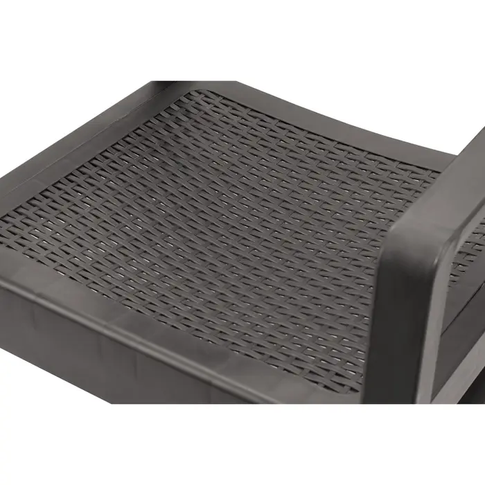 Кресло садовое &laquo;Ротанг&raquo;, пластик, 58&times;62.5&times;75 см, мокко