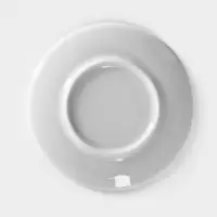 Блюдце Добрушский завод &laquo;Бельё&raquo;, d=12.5 см, фарфор, белое