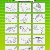 Книга детская &laquo;Графические диктанты. Динозавры&raquo;, 36 стр.