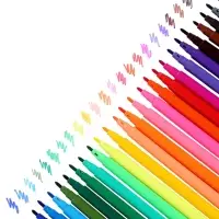 Фломастеры 24 цвета &laquo;Машинка&raquo;, невентилируемый колпачок