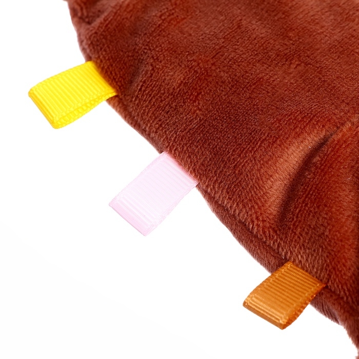 Подвеска с прорезывателем «Мишка», шуршит, коричневый Подвеска с прорезывателем «Мишка», шуршит, коричневый