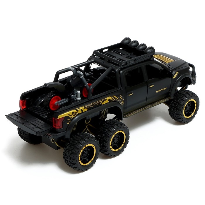 Джип металлический, 1:24, инерционный, открываются двери, капот, багажник, цвет чёрный Джип металлический, 1:24, инерционный, открываются двери, капот, багажник, цвет чёрный