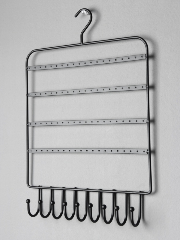 Органайзер для украшений Органайзер для украшений "Вешалка", 37*25*5см, цвет чёрный