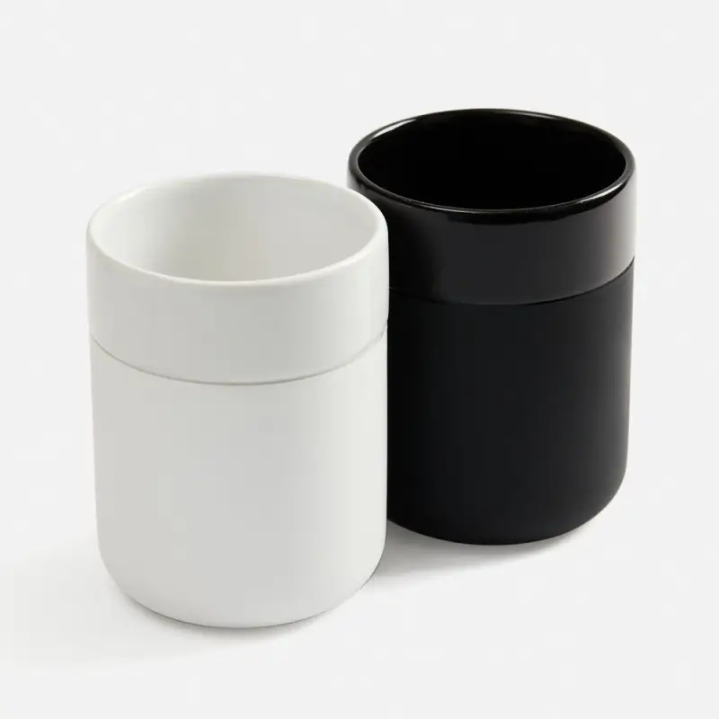 Кружка Nabo с силиконовым держателем, черная Кружка Nabo с силиконовым держателем, черная