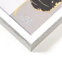 Фоторамка пластик 10х15 см "Современная классика" серый и белый 16х10,8х1,5 см