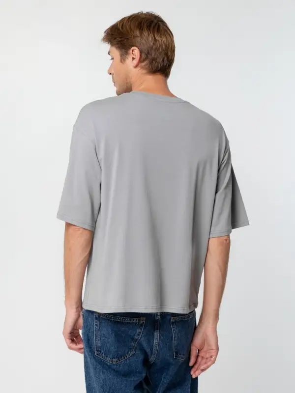 Футболка унисекс оверсайз Street Vibes, серая, размер XS/S Футболка унисекс оверсайз Street Vibes, серая, размер XS/S