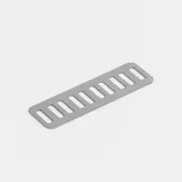 Декоративные элементы на прокол &laquo;Hand made&raquo;, 5.4&times;1 см, 10 шт., цвет серебряный