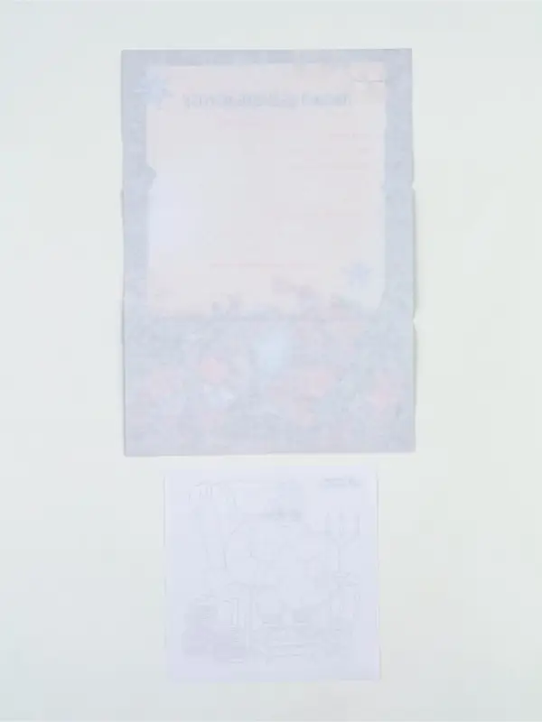 Письмо Деду Морозу с раскраской &laquo;Волшебные помощники&raquo;, 22&times;15.3 см