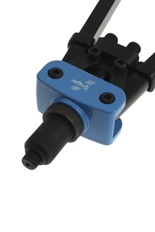 Заклепочник ТУНДРА, 360 мм, двуручный, заклепки 2.4 - 3.2 - 4 - 4.8 - 6.4 мм