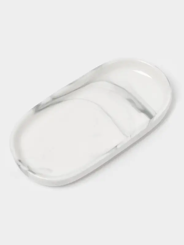 Набор аксессуаров для ванной комнаты &laquo;Сила&raquo;, 3 предмета, мыльница, дозатор для мыла 350 мл, стакан, серый