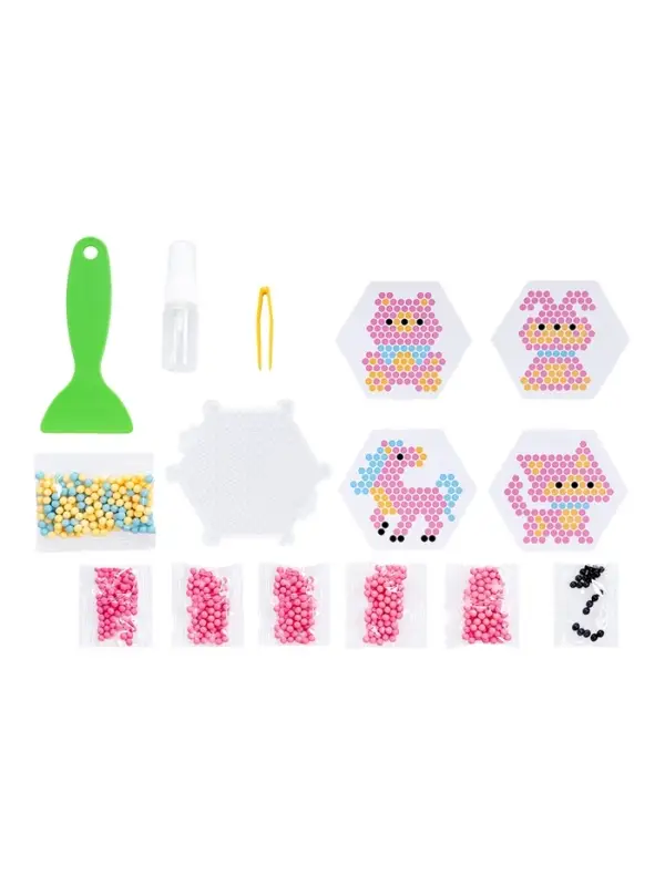 Аквамозаика "Розовые животные" 4 фигурки