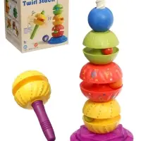 Развивающая пирамидка "Закрути шарик" 37см Развивающая пирамидка "Закрути шарик" 37см