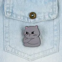 Значок деревянный &laquo;Котик&raquo;, 3.2&times;4 см