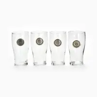 Бокал для пива с вставкой из крышки &laquo;Непробиваемый&raquo;, 350 мл, МИКС