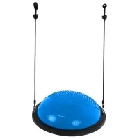 Полусфера BOSU гимнастическая ONLYTOP, массажная, с насосом, 58&times;25 см, синяя