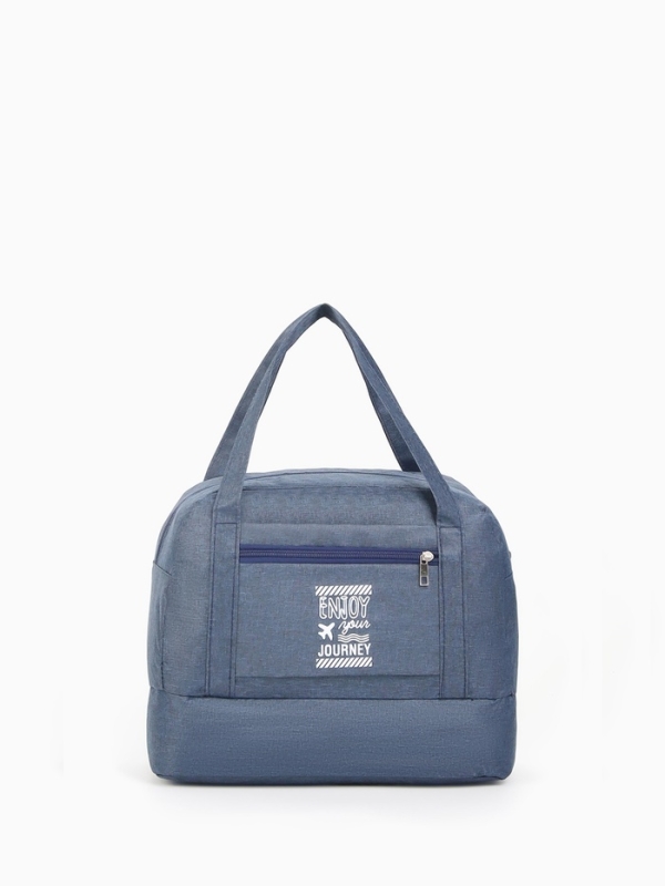 Сумка дорожная на молнии, синяя Сумка дорожная на молнии, синяя