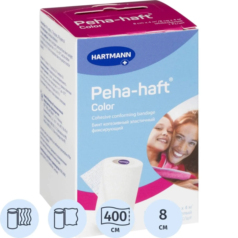 Бинт самофикс эласт 4 м х 8 см, PEHA-HAFT 9324852