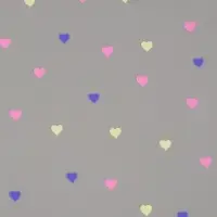 Пленка для цветов &laquo;Сердечки конфетти&raquo;, прозрачный/микс, 0.7&times;7.6 м, 40 мкм, 200 г