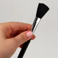 Кисть для макияжа, 13.5 (±1) см, чёрная