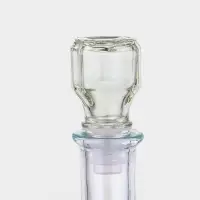 Ваза - бутылка декоративная &laquo;Сердце&raquo;, для песочной церемонии, 12.5&times;6.5&times;19 см, 500 мл