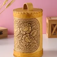 Туес &laquo;Розы&raquo;, 12х17см береста