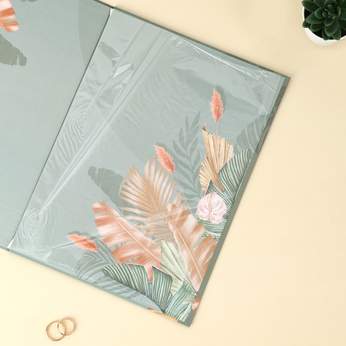 Папка для свидетельства о заключении брака «Стиль бохо» ВБ, 23.5 х 31.4 см Папка для свидетельства о заключении брака «Стиль бохо» ВБ, 23.5 х 31.4 см