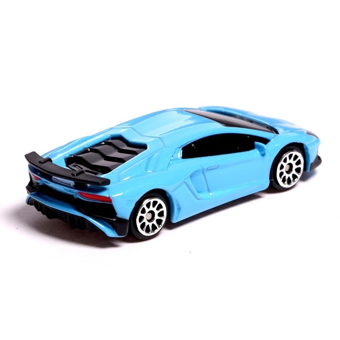 Машина металлическая LAMBORGHINI AVENTADOR LP750-4 SV, 1:64, цвет голубой Машина металлическая LAMBORGHINI AVENTADOR LP750-4 SV, 1:64, цвет голубой