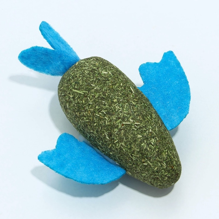 Игрушка для кошек «Рыба» из кошачьей мяты, 8 х 2.5 см Игрушка для кошек «Рыба» из кошачьей мяты, 8 х 2.5 см