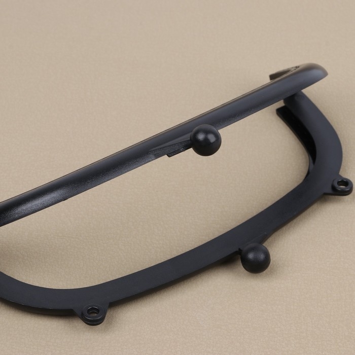 Фермуар пришивной, 16 × 7,5 см, цвет чёрный/антик Фермуар пришивной, 16 × 7,5 см, цвет чёрный/антик