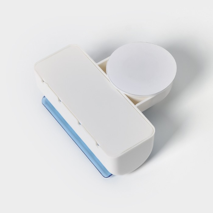 Держатель для зубных щёток на вакуумной присоске Доляна «Белая коллекция» Держатель для зубных щёток на вакуумной присоске Доляна «Белая коллекция»