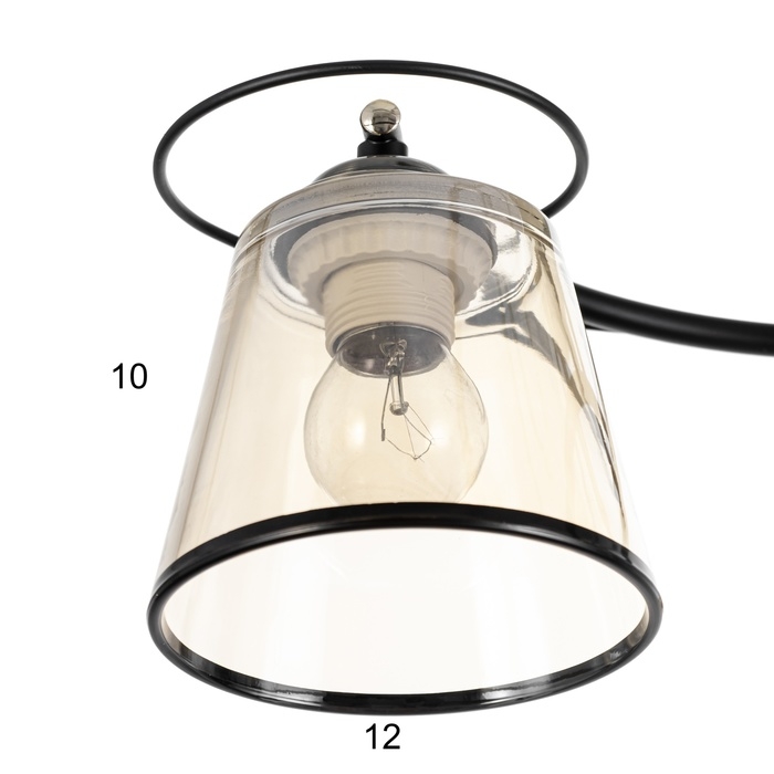 Люстра Люстра "Каэль" 3хЕ27 40Вт черно-бронзовый 44х44х17,5 см