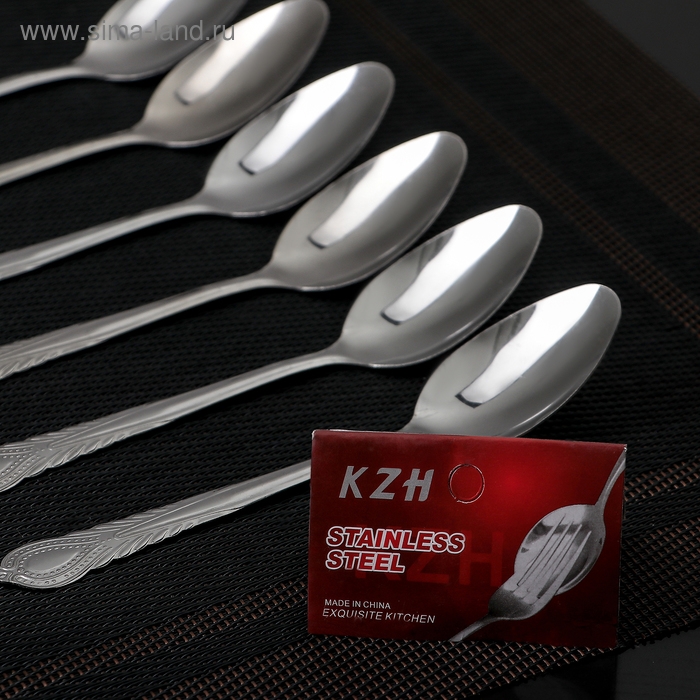 Ложки чайные «Камея», длина 14 см, 12 шт Ложки чайные «Камея», длина 14 см, 12 шт