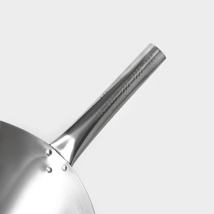 Сковорода-Wok из нержавеющей стали Hanna Knövell Chief, 6 л, d=36 см, с ручкой Сковорода-Wok из нержавеющей стали Hanna Knövell Chief, 6 л, d=36 см, с ручкой