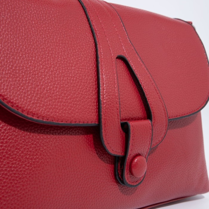 Сумка-мессенджер на молнии, цвет красный Сумка-мессенджер на молнии, цвет красный