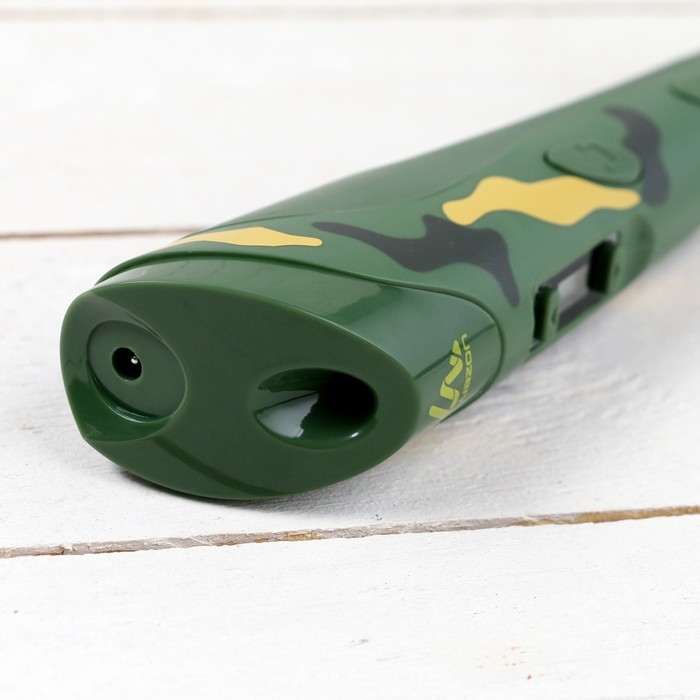 3D ручка Luazon, дисплей, работа с пластиком ABS и PLA, пластик в комплекте, хаки 3D ручка Luazon, дисплей, работа с пластиком ABS и PLA, пластик в комплекте, хаки