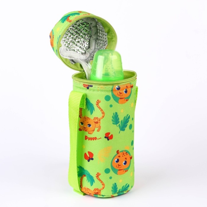 Термо-чехол для бутылочки «ТРЕНД. Леопард», форма тубус Термо-чехол для бутылочки «ТРЕНД. Леопард», форма тубус