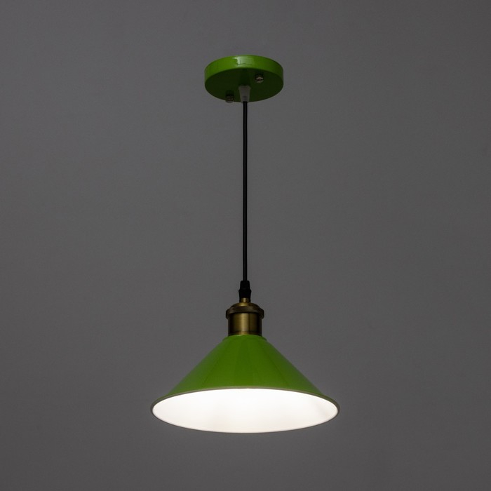 Светильник 1244/1GR E27 40Вт зеленый 22х22х8,5-108 см