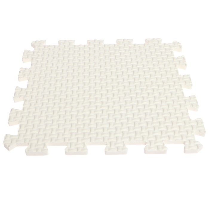 Мягкий пол универсальный, 33 × 33 см, цвет белый Мягкий пол универсальный, 33 × 33 см, цвет белый