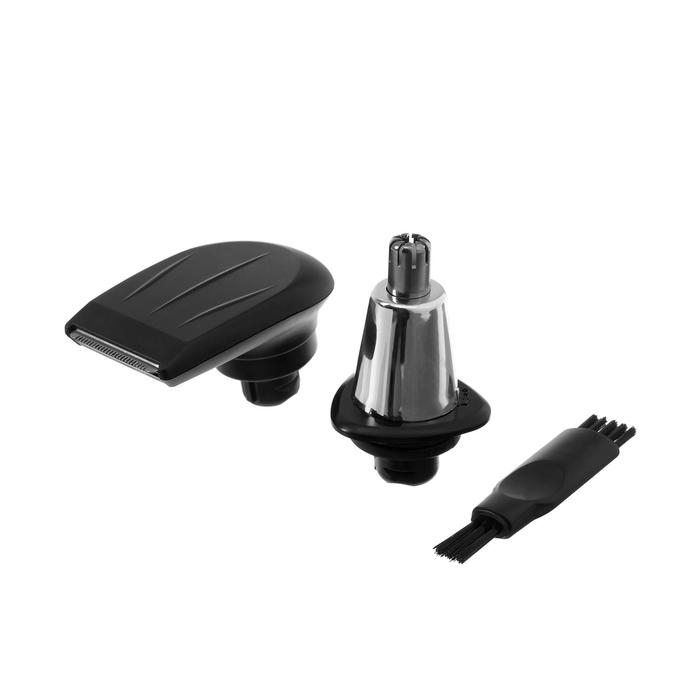 Электробритва  Электробритва "МИКМА" 259Р, 3 Вт, роторная, сухое бритье, аккумулятор, триммер, черная