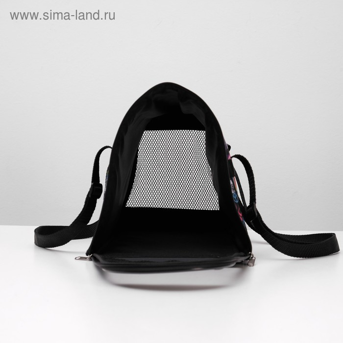 Сумка - переноска для животных, раскладная, нейлон, 39 х 23 х 25 см, микс расцветок Сумка - переноска для животных, раскладная, нейлон, 39 х 23 х 25 см, микс расцветок